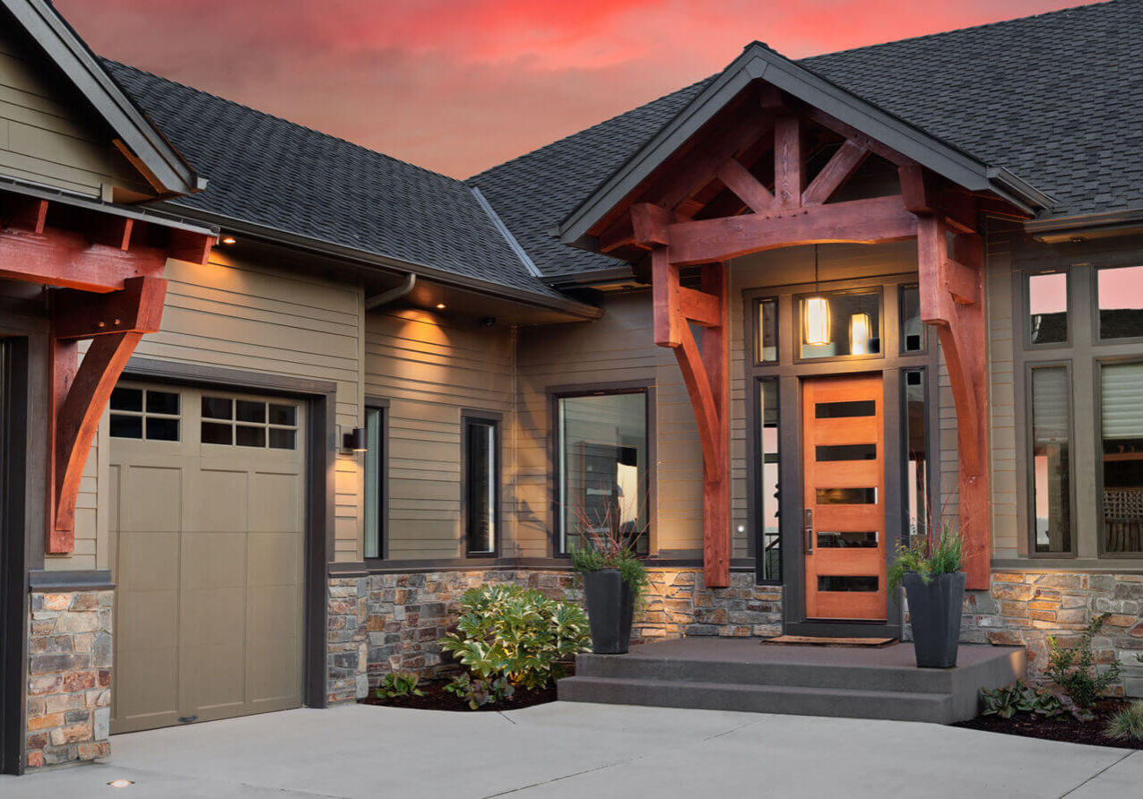 upscale home exterior